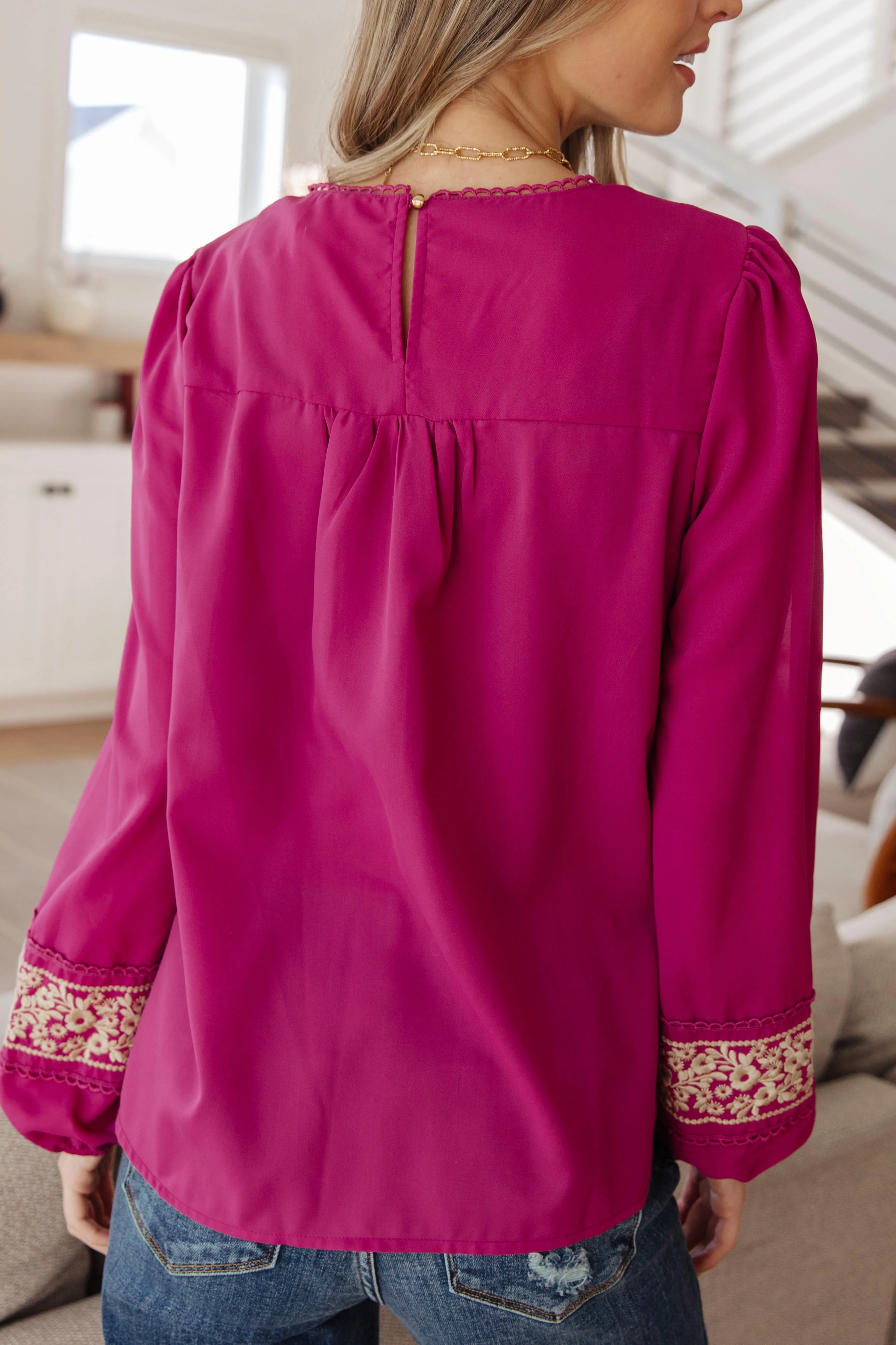 Ava Embroidered Blouse