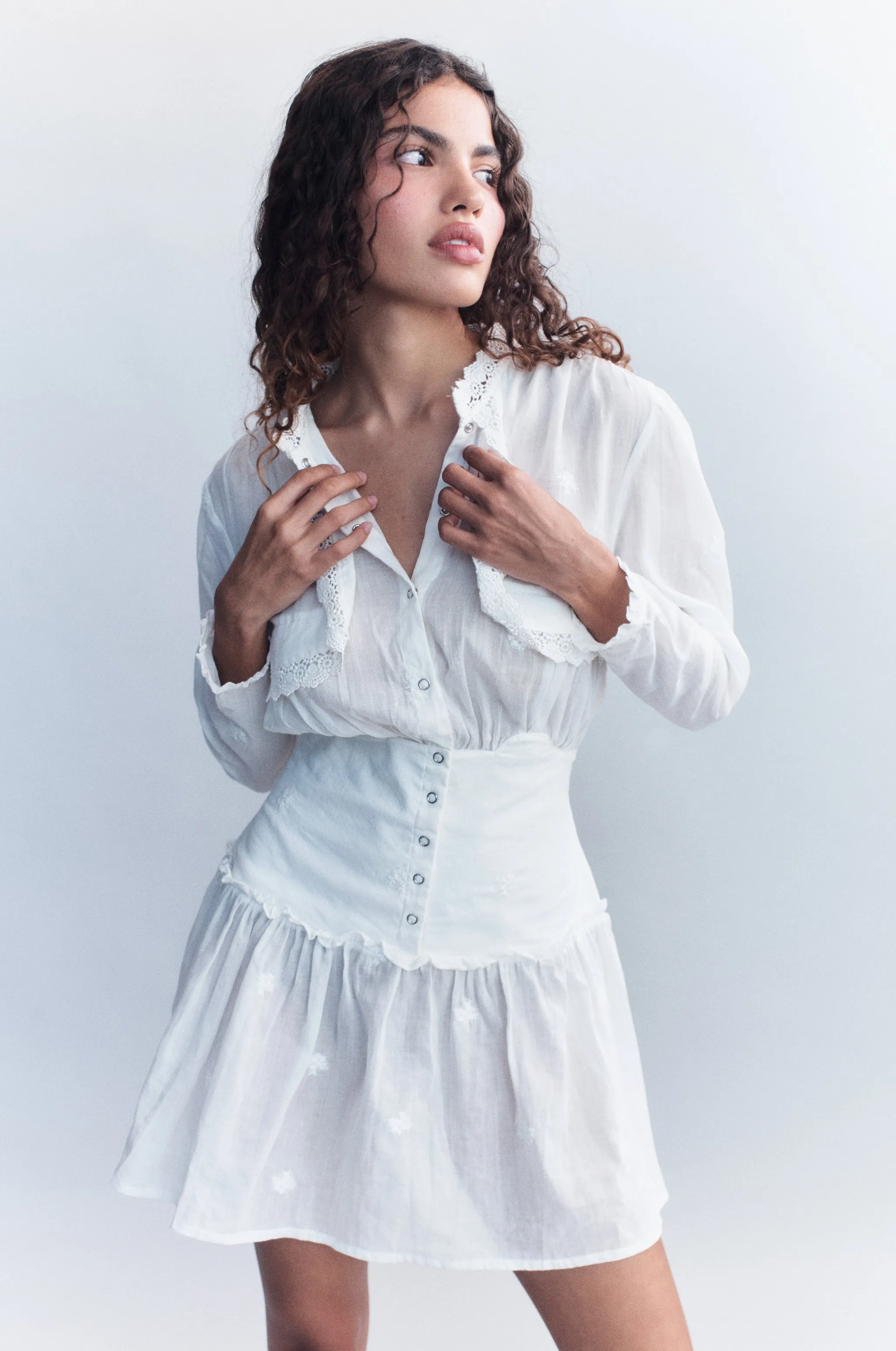 Dayna Dress | White