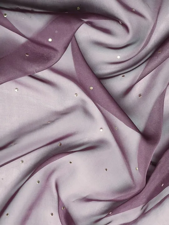 Embellished Mukaish Organza Saree