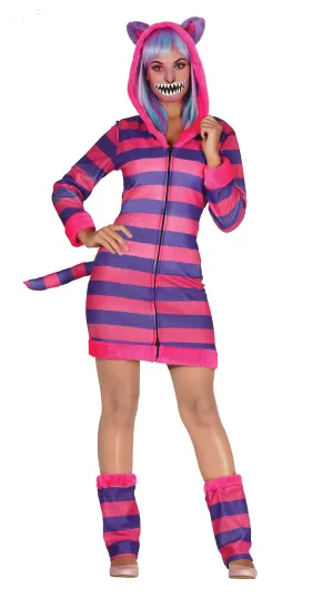 Grinning Cheshire Cat Costume Adult