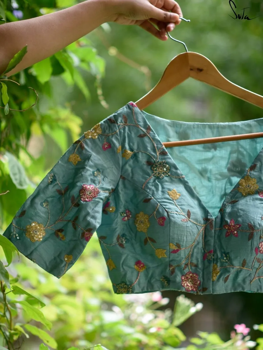 Teal Goyna (Blouse)