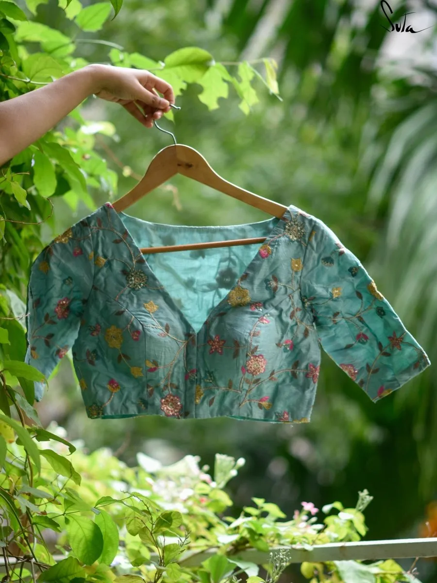 Teal Goyna (Blouse)