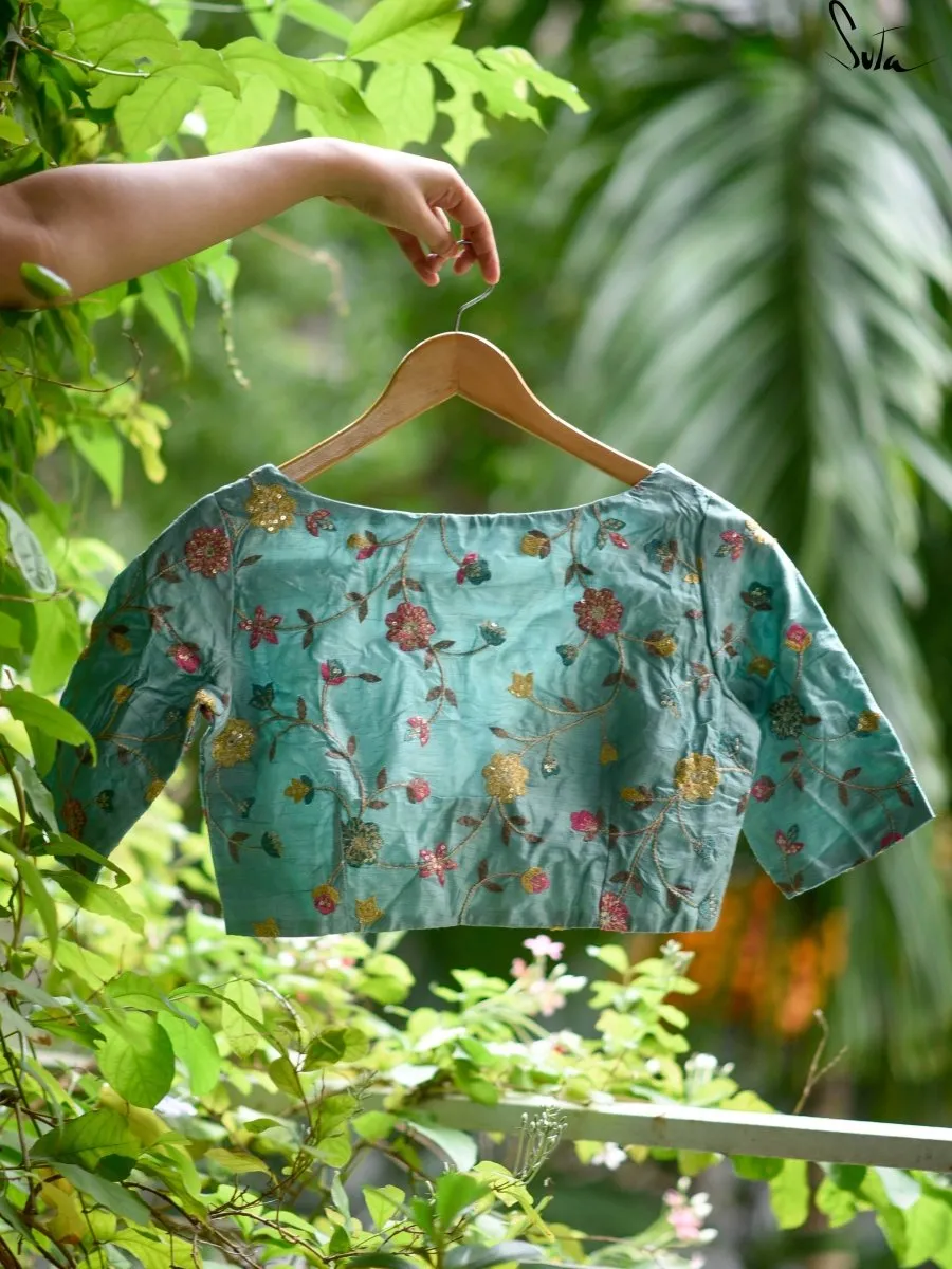 Teal Goyna (Blouse)
